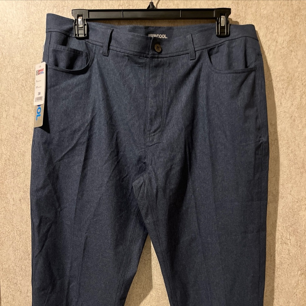 31 Degrees stretch performance slacks men’s Blue Pants size 38 NEW